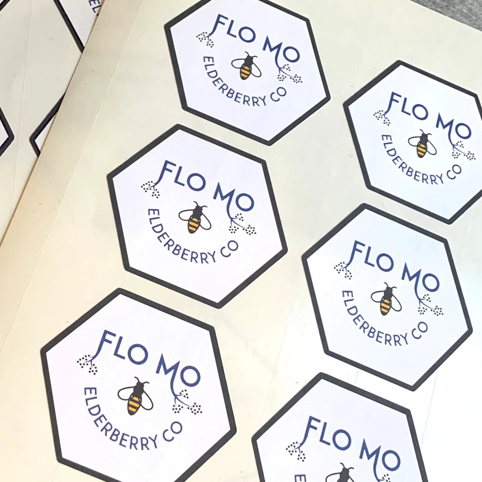 Die Cut Product Label